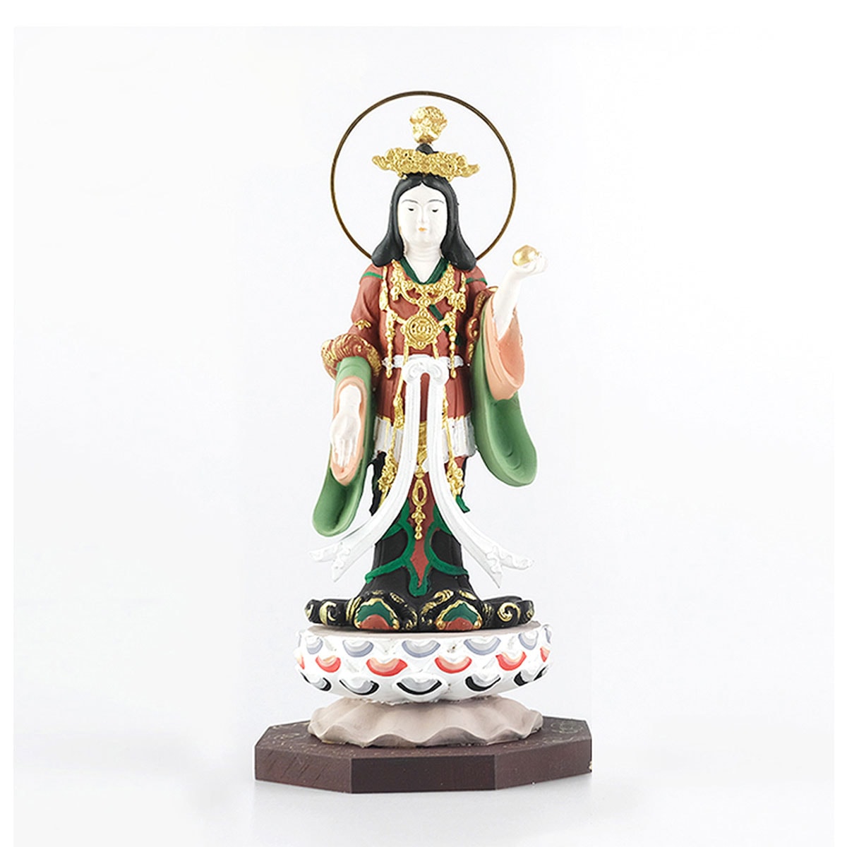 吉祥天（吉祥天女）木彫り仏像｜美・富・繁栄をもたらす福徳の女神