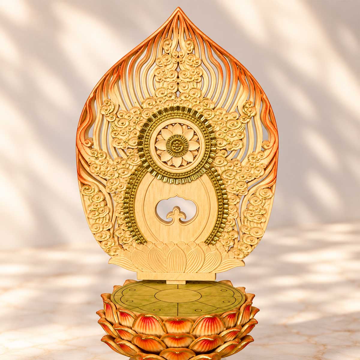 薬師如来 仏像 桧木彫刻 木彫り 薬師瑠璃光如来 高さ32cm 彩色 金彩