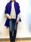 SOIL/ソイル　メランジボイルドウールプレーンストール　・　NSL17601　［送料無料］