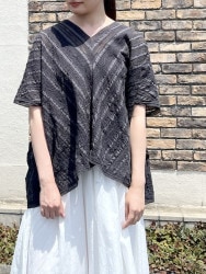 SOIL/ソイル　COTTON VOILE LACE&PINTUCK ALL LACE PONCHO　・　NSL23052　 [送料無料]　『ゆうパケット対応』|SOIL/ソイル|S