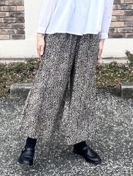 maison de soil /メゾンドソイル　　80'S COTTON FLOWER BLOCK PRINT EASY PNATS　・　INMDS24734　[送料無料]　『ゆうパケット対応』