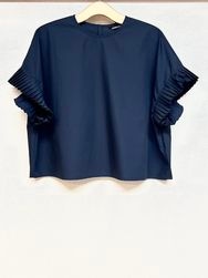 mizuiro-ind./ミズイロインド　 　 プリーツスリーブプルオーバー　・　2-230105　『ゆうパケット対応』