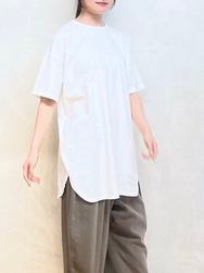 maison de SOIL/メゾンドソイル　  COTTON JERSEY CREW-NECK LONG T-SHIRT   3色　・　RNMDS2502　［送料無料］『ゆうパケット対応』