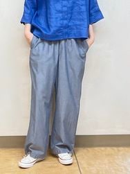 Vas-y Lentement/�������������ȥޥ󡡡�POPLIN STRIPE EASY PANTS������NVL2523��[����̵��]