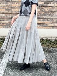 mizuiro-ind./ミズイロインド　 ボリュームフレアスカート　・　 3-260010　［送料無料］