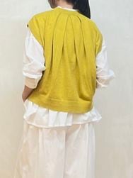 maomade/マオメイド 　やわらかコットン BACK TACKだるまベスト　・　541105　