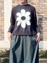 maomade/マオメイド 　やわらかコットンBIG DAISYインターシャプルオーバー　・　541129　［送料無料］