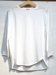 maomade/マオメイド 　シルケット天竺 ラウンドヘムTシャツ　・　541201　『ゆうパケット対応』