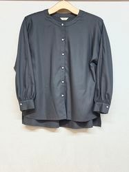 Crespi/クレスピ　　セミダルスパンマイクロピーチ バックギャザーブラウス　・　304-9505　［送料無料］ 『ゆうパケット対応』