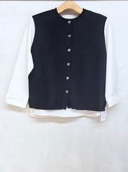 maomade/マオメイド 　やわらかコットンインナーセット 2WAYシンプルニットベスト　・　541146