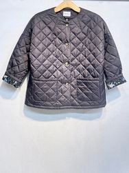 Ventｄ’ouest /ヴァンドゥエスト　　軽量高密度タフタ×リバティ キルティング ノーカラーコート　・　VE35501　[送料無料]