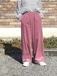 Vent d'ouest/ヴァンドゥエスト　　　サッカーコール天イージーパンツ　・　VE36516　[送料無料]