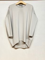 mizuiro-ind./ミズイロインド　　クルーネックコクーンプルオーバー　・　3-210060　