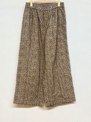 再入荷　SOIL/ソイル　　	CORDUROY SMALL FLOWER PRINT WIDE EASY PANTS　2色　・　NSL25586  　[送料無料]　