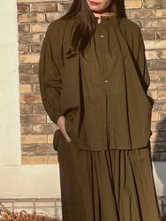 SOIL/�����롡��60s CAMBRIC PLAIN WITH LACE GATHERED PATCHWORK SMOCK������NSL25621������̵���� �إ���å��ݥ����б���