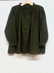 SOIL/롡60s CAMBRIC PLAIN WITH LACE GATHERED PATCHWORK SMOCKNSL25621̵ ؤ椦ѥåб