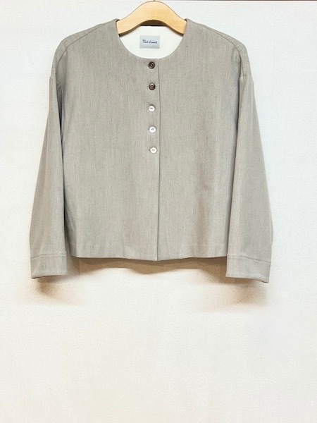 Vent douest ヴァンドウェスト アンジーツイルノーカラージャケット VE39514 Ventd'ouest /ヴァンドゥエスト アンジーツイルノーカラージャケット