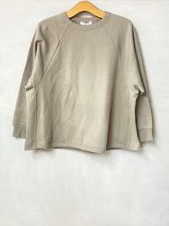 TANG/タング　　綿麻ミニ裏起毛プルオーバー（生地染め・製品洗い）　・　2325021