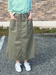 HTS/�������ƥ����� ����COTTON HERRINGBONE WASH EASY SKIRT������INHT2514CHW��������̵����