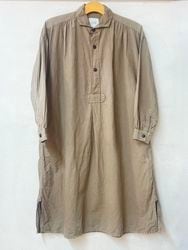 ARMEN/�������LINEN COTTON PLAIN OVERDYE WORK GATHERED SHIRT DRESS��2��������ISNAM2603D��[����̵��]
