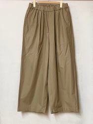 maison de SOIL /�᥾��ɥ����롡�� COTTON DYED WEATHER 2TUCK WIDE EASY PANTS������GNMDS2502CW��[����̵��]