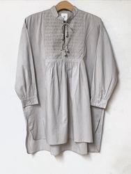 maison de soil �᥾��ɥ����롡��60s ORGANIC CAMBRIC BANDED COLLAR EMB TUNIC������NMDS26222������̵��]���إ���å��ݥ����б���