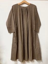 SOIL/�����롡�� COTTON SLUB SMALL FLOWR PRINT 2WAY GATHERED SMOCK DRESS������NSL26033�� [����̵��]��