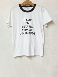 ARMEN/������󡡡�"RETARD" 4.4oz COTTON JERSEY CREW NECK S/SL RINGER T-SHIRT������NFA2601P47 �إ���å��ݥ����б���