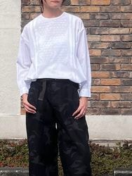 maison de SOIL/�᥾�� �� �����롡��60S ORGANIC CAMBRIC WITH EMB BACK OPENING CREW NE����NMDS26522�إ���å��ݥ����б���