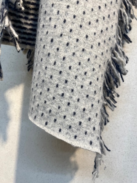 SALE GLEN GORDON/󥴡ɥGEELONGORA POLKADOT SIDE FRINGE SCARF(S)NGS2352[̵]