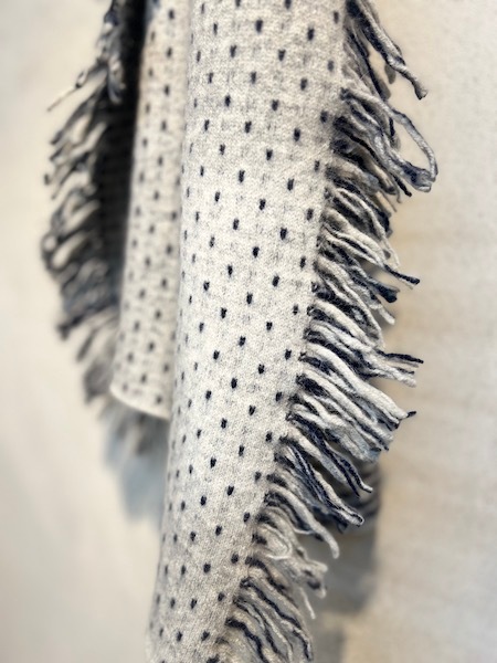 SALE GLEN GORDON/󥴡ɥGEELONGORA POLKADOT SIDE FRINGE SCARF(S)NGS2352[̵]