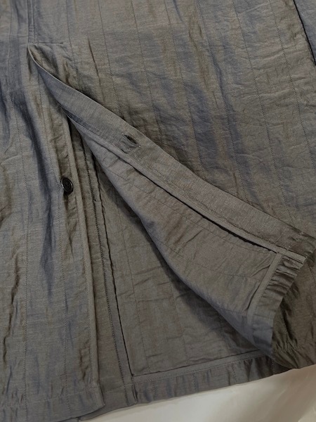 maison de SOIL/�᥾��ɥ����롡  QUILTED COTTON SILK RAGLAN COAT WITH VERTICAL STITCH������NMDS25541�� [����̵��]