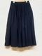 maison de soil /᥾ɥ롡HANDWOVEN HEAVY COTTON PLAIN FLARED SKIRT WITH PINTUCK	 INMDS25725[̵]