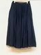 maison de soil /᥾ɥ롡HANDWOVEN HEAVY COTTON PLAIN FLARED SKIRT WITH PINTUCK	 INMDS25725[̵]