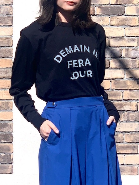 ؤ椦ѥåб١ARMEN/"DEMAIN 21"COTTON JERSEY CREW NECK L/SL T-SHIRT WITH CUFF RIB  NFA1551P29