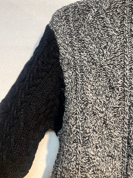 HTS/�������ƥ������� �� ARAN 2TONE COLOUR CREW-NECK PULLOVER������CHT2351��������̵����