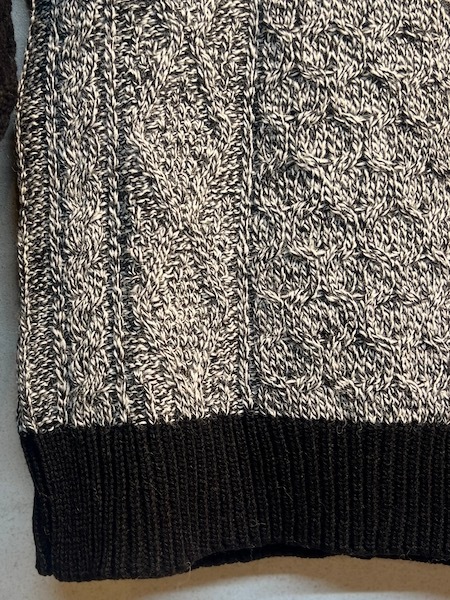 HTS/�������ƥ������� �� ARAN 2TONE COLOUR CREW-NECK PULLOVER������CHT2351��������̵����