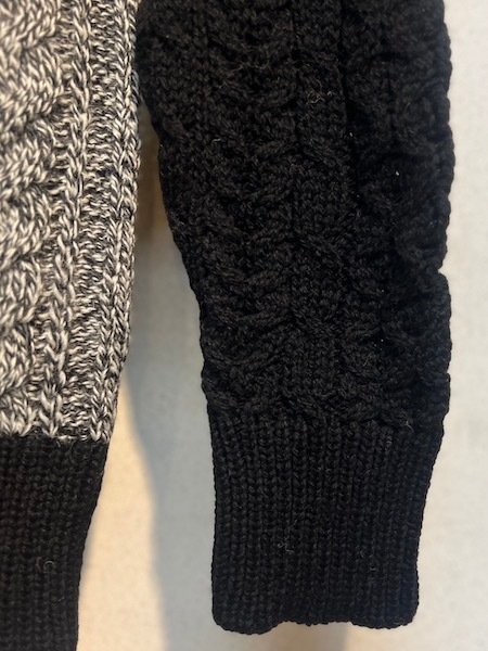 HTS/�������ƥ������� �� ARAN 2TONE COLOUR CREW-NECK PULLOVER������CHT2351��������̵����