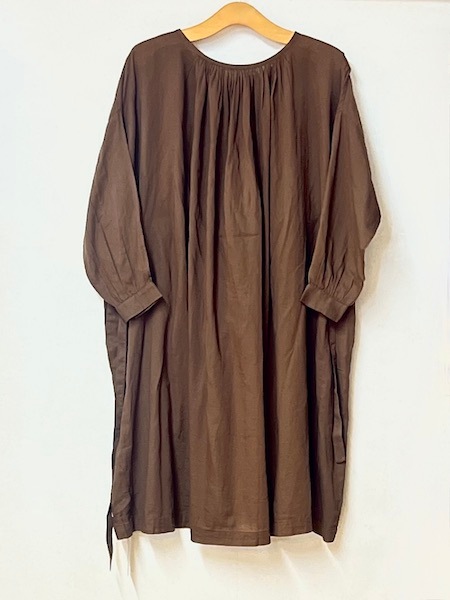 SOIL/�����롡��60s COTTON TWILL PLAIN GATHERED SMOCK DRESS��2��������NSL25603�� [����̵��]��