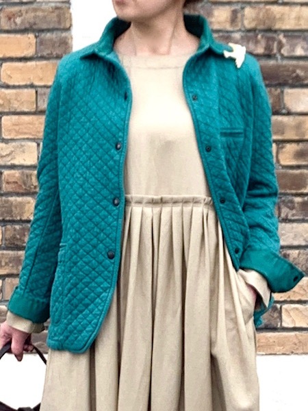 ARMEN/COTTON QUILT SHIRTS COLLAR JACKETNAM0202B[̵]