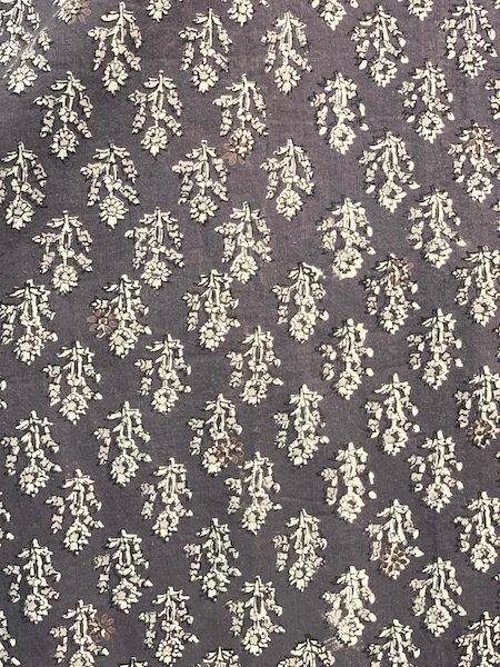 ١maison de SOIL/᥾ɥ롡FLOWER BLOCK PRINT STOLE NMDS21586ؤ椦ѥåб