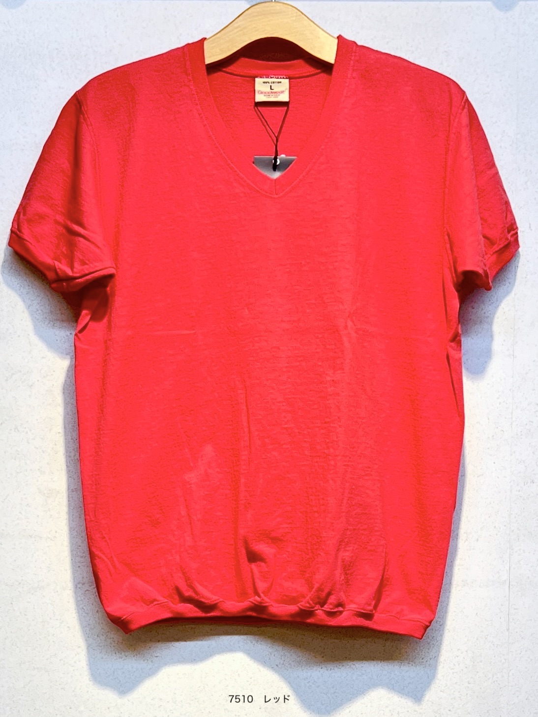 GOODWEAR/���åɥ���������7.2oz V-NECK S/SL CUFF AND��HEM RIB������NGW1701���إ���å��ݥ����б���