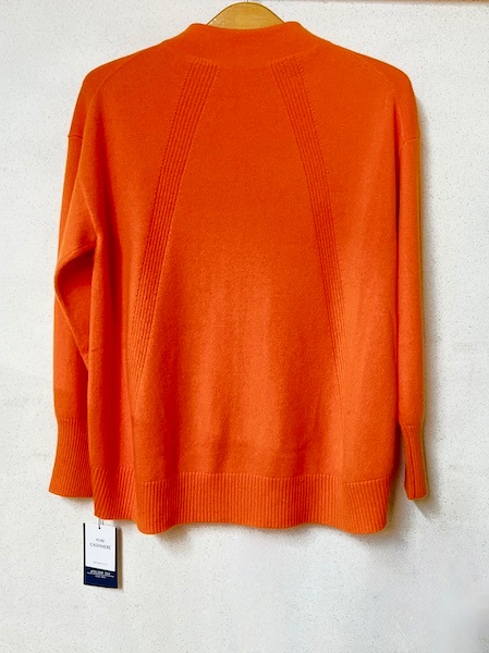 ATELIER SIX/アトリエシックス 12Gカシミア ボトルネックワイドニット