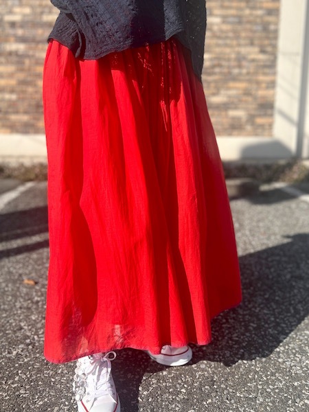 SALESOIL/롡SUPER FINE VOILE WITH POLY SELVAGE GATHERED SKIRTNSL22005 ؤ椦ѥåб١