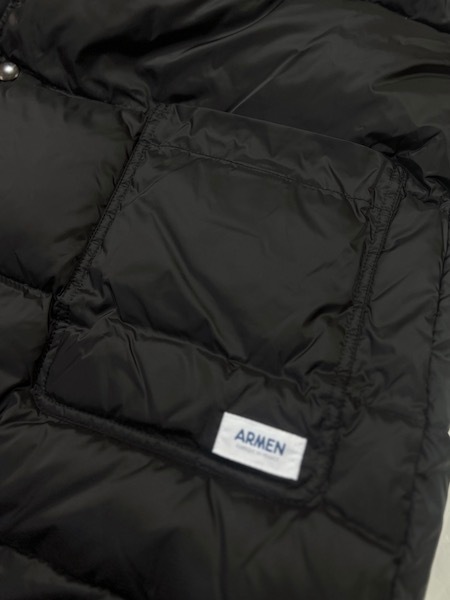 ARMEN/�������POLY��COTTON REVERSIBLE DOWN SNAP FRONT HOODED MIDI COAT������NAM2463��[����̵��]