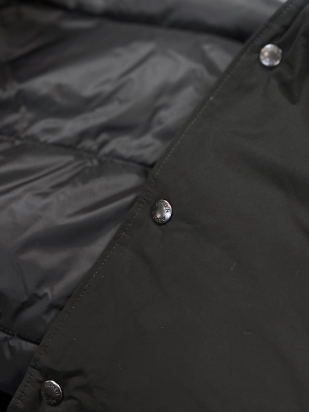 ARMEN/�������POLY��COTTON REVERSIBLE DOWN SNAP FRONT HOODED MIDI COAT������NAM2463��[����̵��]