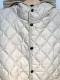 ARMEN/PLAIN POLYESTER x PLAIN POLYESTER HEAT QUILT  OVERSIZED HOODED JACKET WITH RIBBED CUFFNAM2153PP[̵]