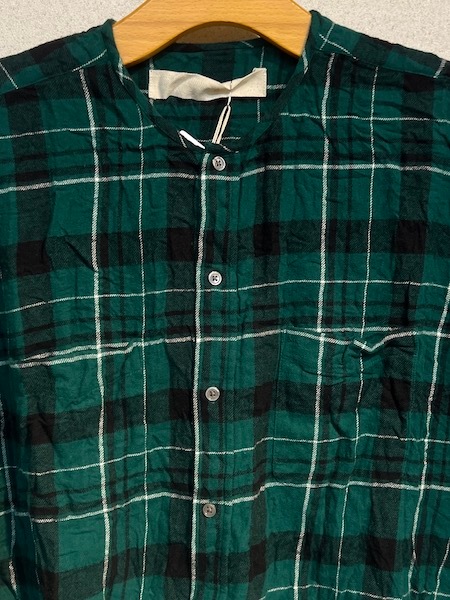 Vas-y Lentement/ȥޥCOTTON FLANNEL CHECK CREW-NECK L/SL OVERSIZED SHIRT(ù)NVL2311FCW [̵]