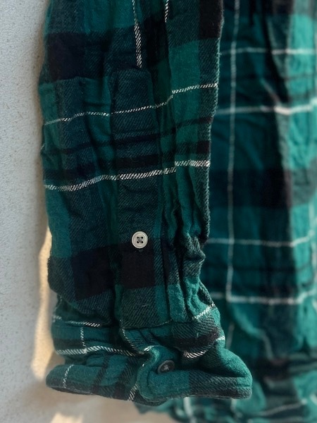 Vas-y Lentement/ȥޥCOTTON FLANNEL CHECK CREW-NECK L/SL OVERSIZED SHIRT(ù)NVL2311FCW [̵]