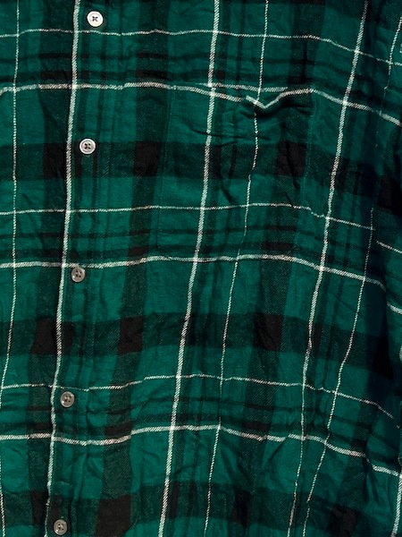 Vas-y Lentement/ȥޥCOTTON FLANNEL CHECK CREW-NECK L/SL OVERSIZED SHIRT(ù)NVL2311FCW [̵]